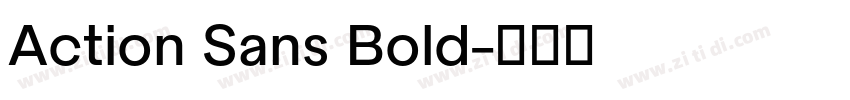 Action Sans Bold字体转换 Action Sans Bold字体转换